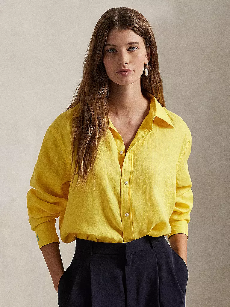 POLO RALPH LAUREN | Camicia di lino | Giallo
