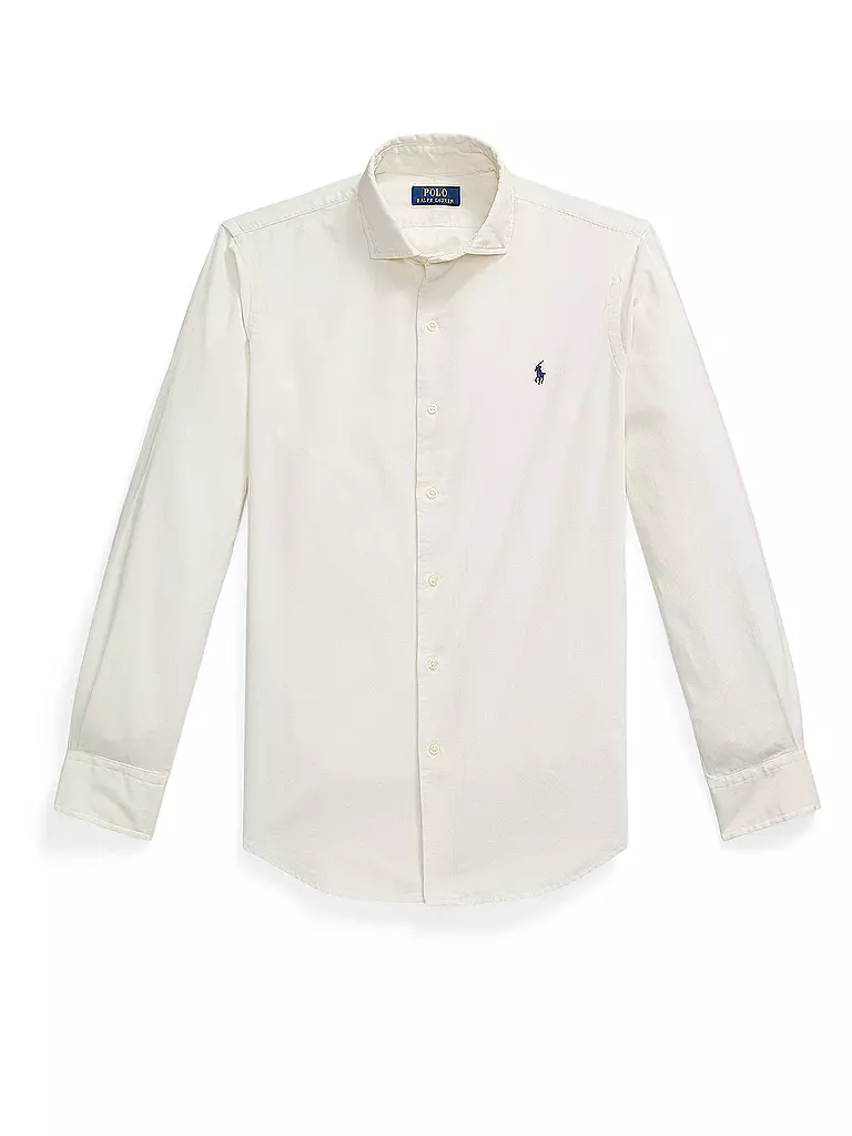 POLO RALPH LAUREN | Camicia di velluto a coste Custom Fit | Crema