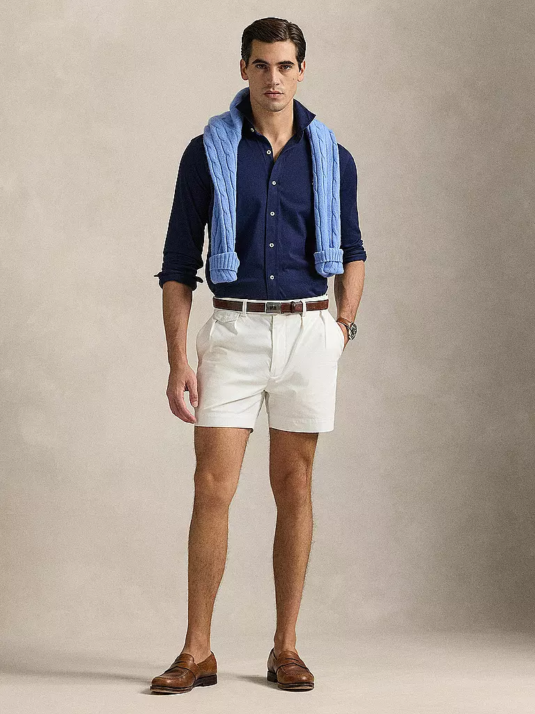 POLO RALPH LAUREN | Camicia in jersey slim fit | Blu scuro