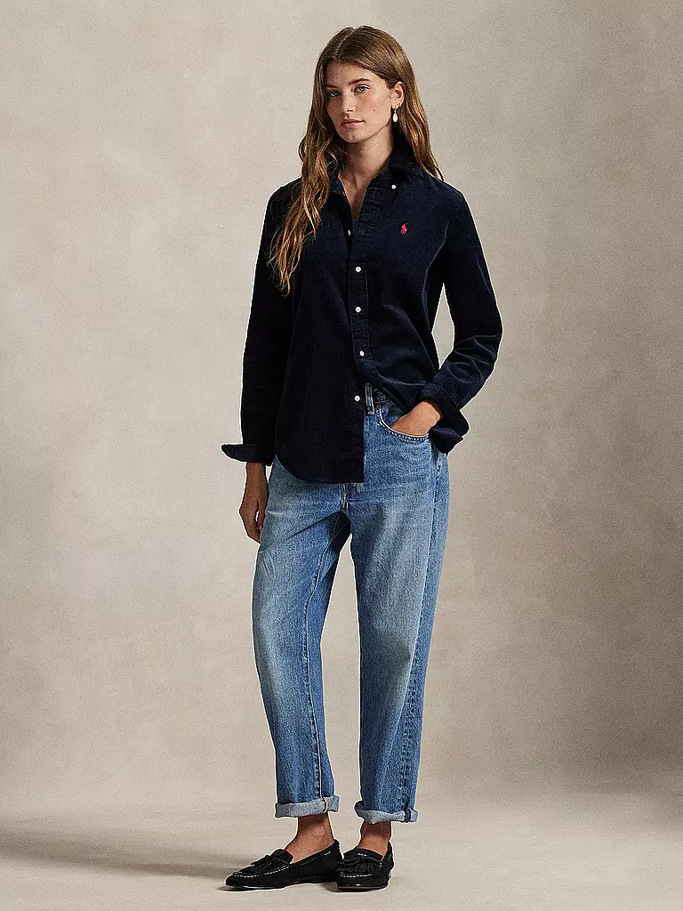 POLO RALPH LAUREN | Camicia in velluto a coste | Blu scuro