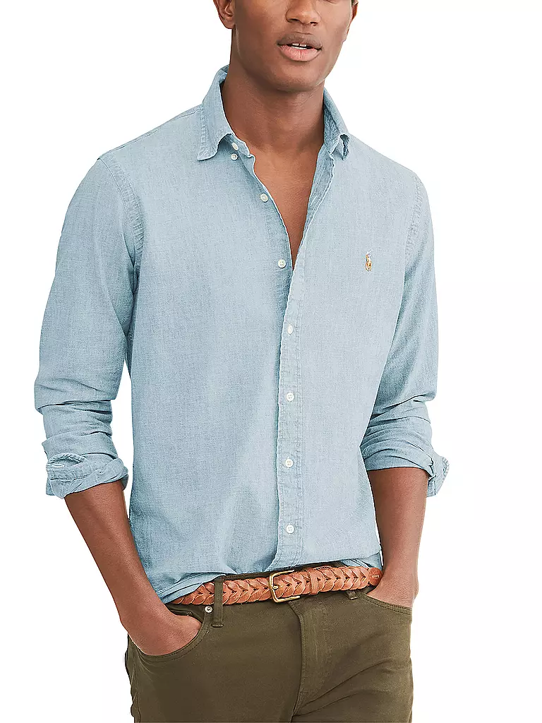 POLO RALPH LAUREN | Camicia Slim Fit | Blu chiaro