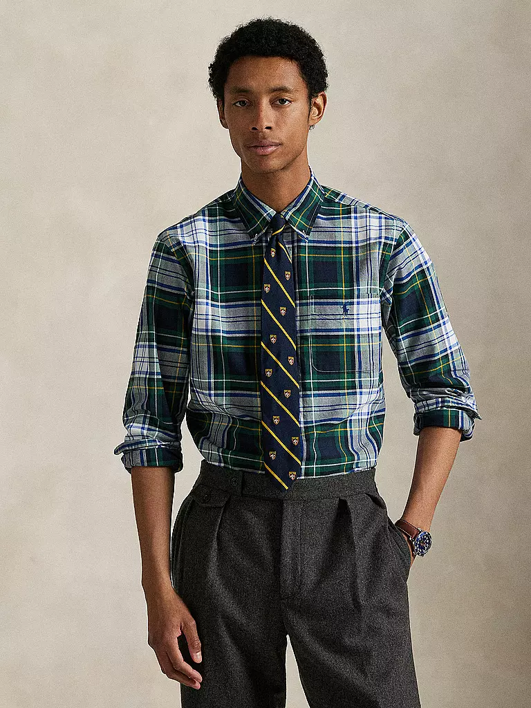 POLO RALPH LAUREN | Camicia slim fit | Verde scuro