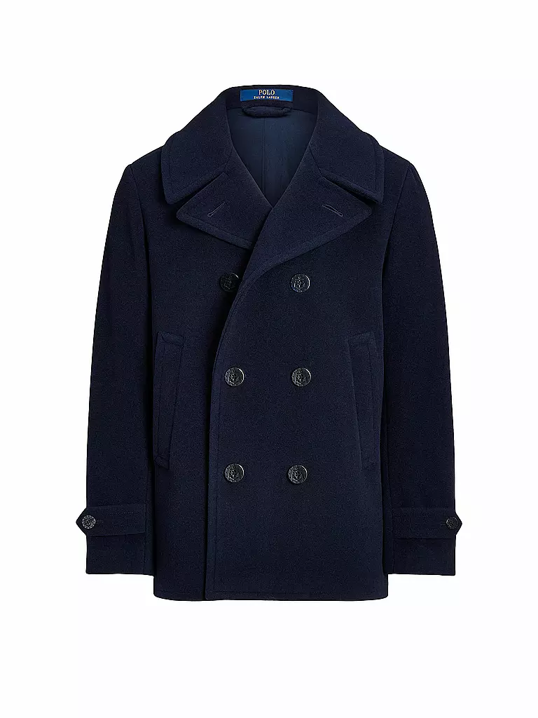 POLO RALPH LAUREN | Cappotto di lana | Blu scuro