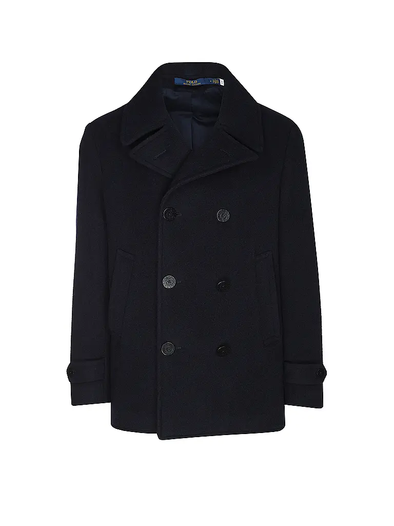 POLO RALPH LAUREN | Cappotto di lana | Blu scuro