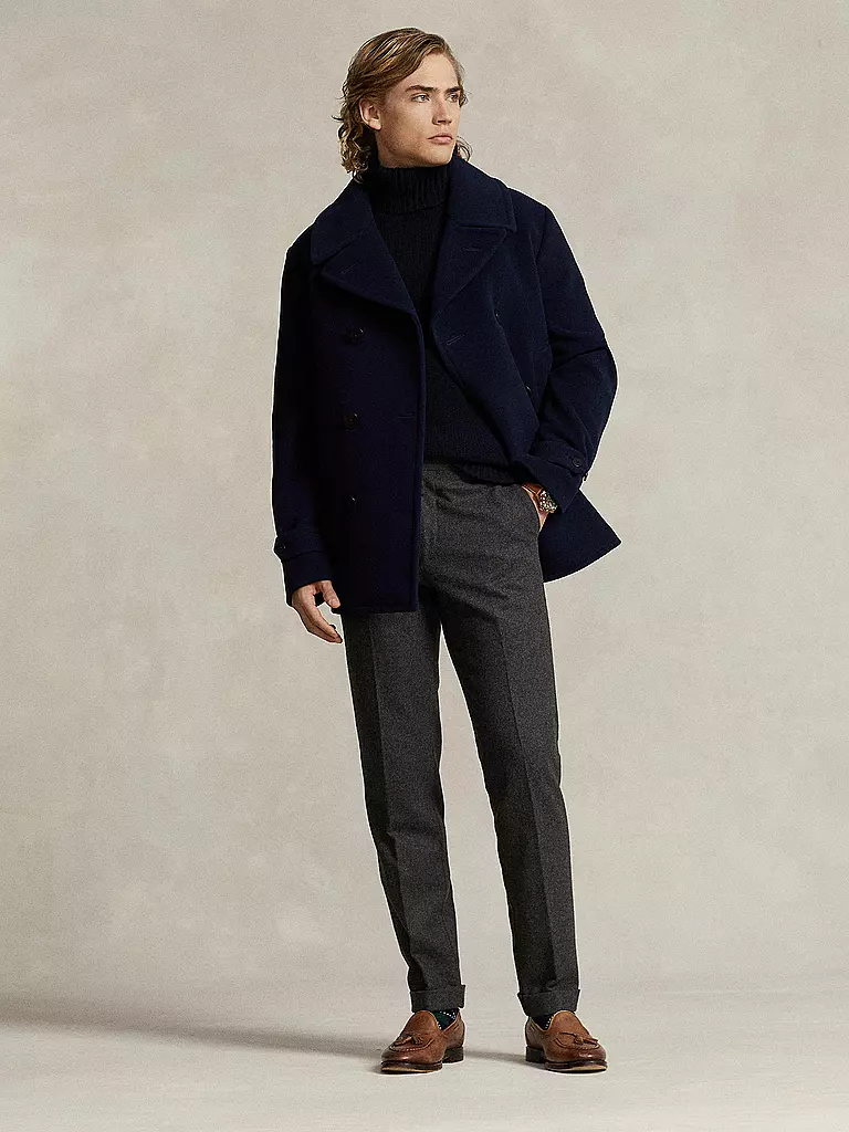 POLO RALPH LAUREN | Cappotto di lana | Blu scuro