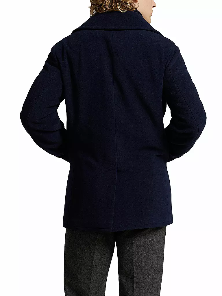POLO RALPH LAUREN | Cappotto di lana | Blu scuro
