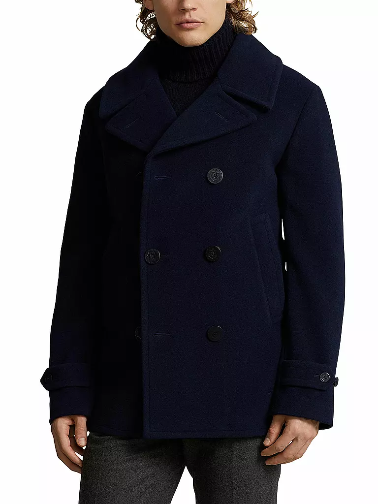 POLO RALPH LAUREN | Cappotto di lana | Blu scuro