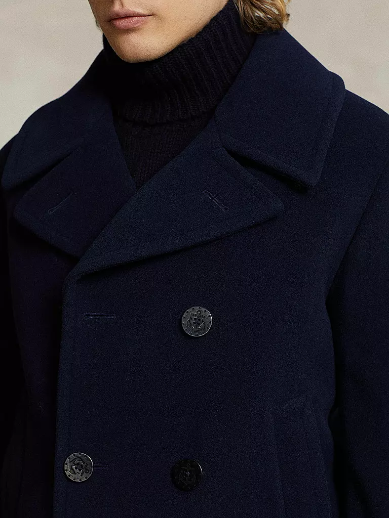 POLO RALPH LAUREN | Cappotto di lana | Blu scuro