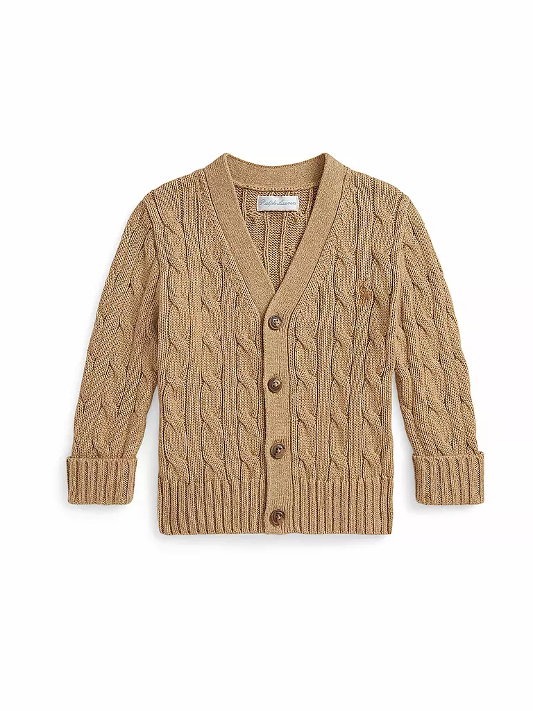 POLO RALPH LAUREN | Cardigan da neonato | Cammello
