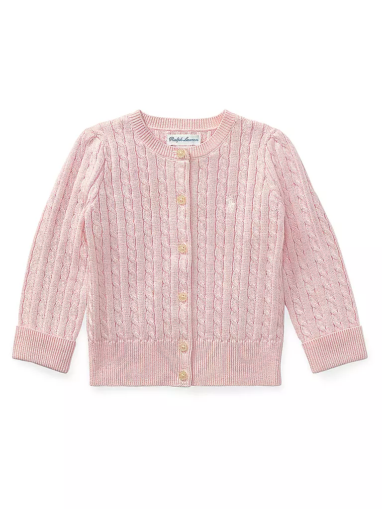 POLO RALPH LAUREN | Cardigan in maglia per neonata | Rosa