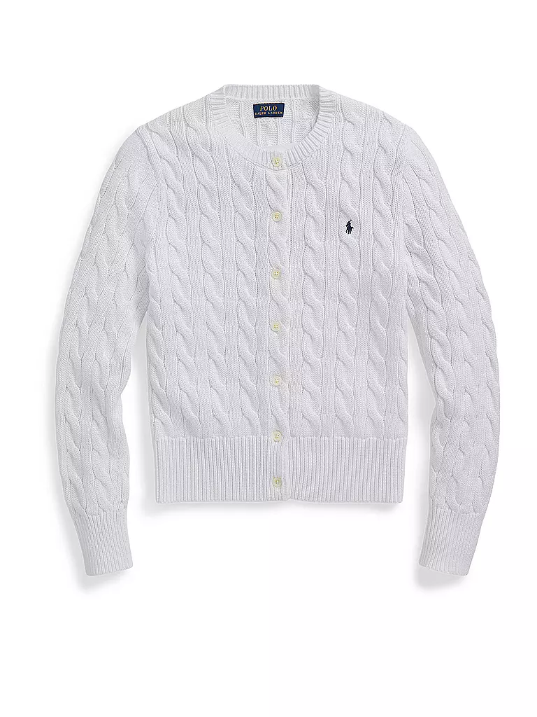 POLO RALPH LAUREN | Cardigan Slim Fit | Bianco