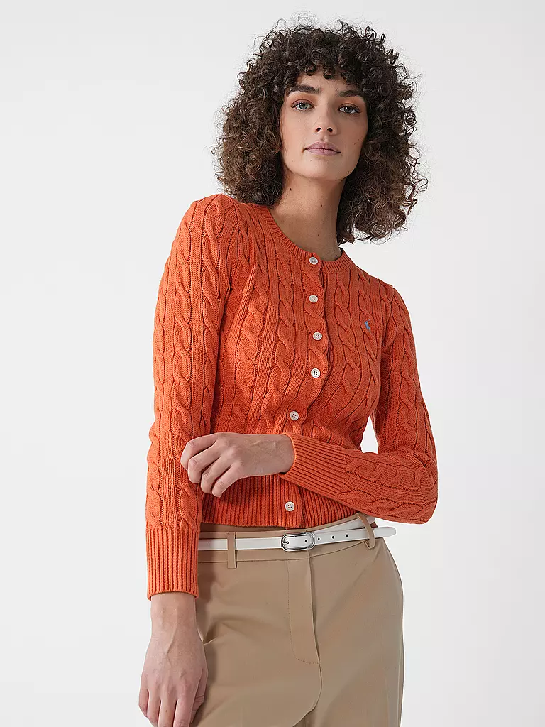 POLO RALPH LAUREN | Cardigan Slim Fit | Arancione