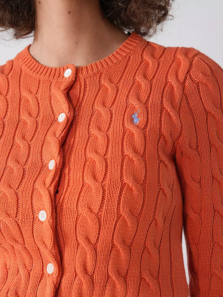 POLO RALPH LAUREN | Cardigan Slim Fit | Arancione