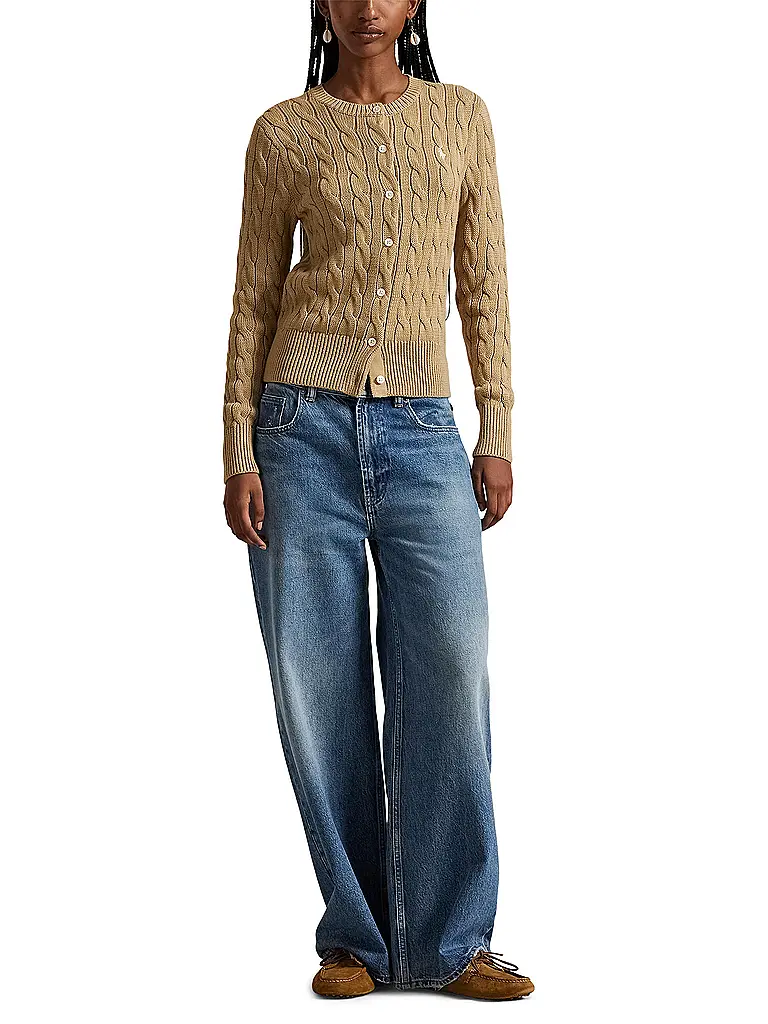 POLO RALPH LAUREN | Cardigan slim fit | Cammello