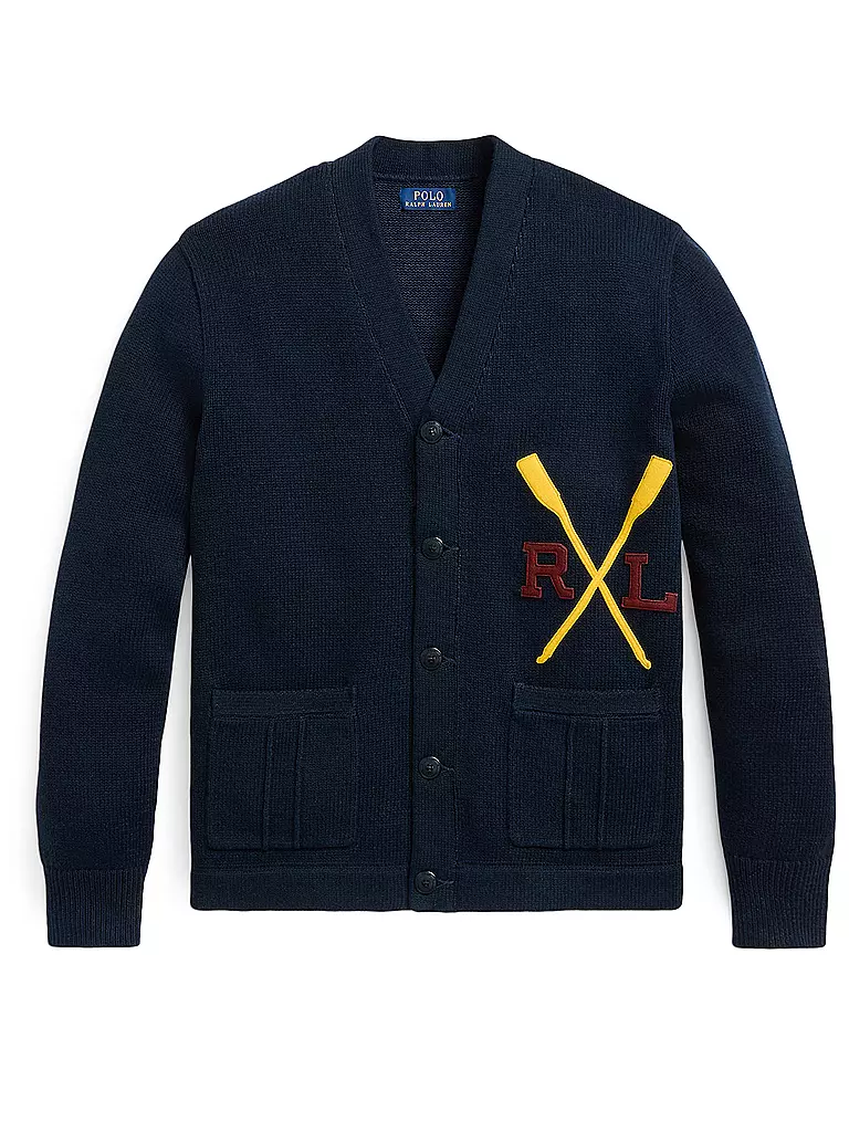 POLO RALPH LAUREN | Cardigan | Blu scuro