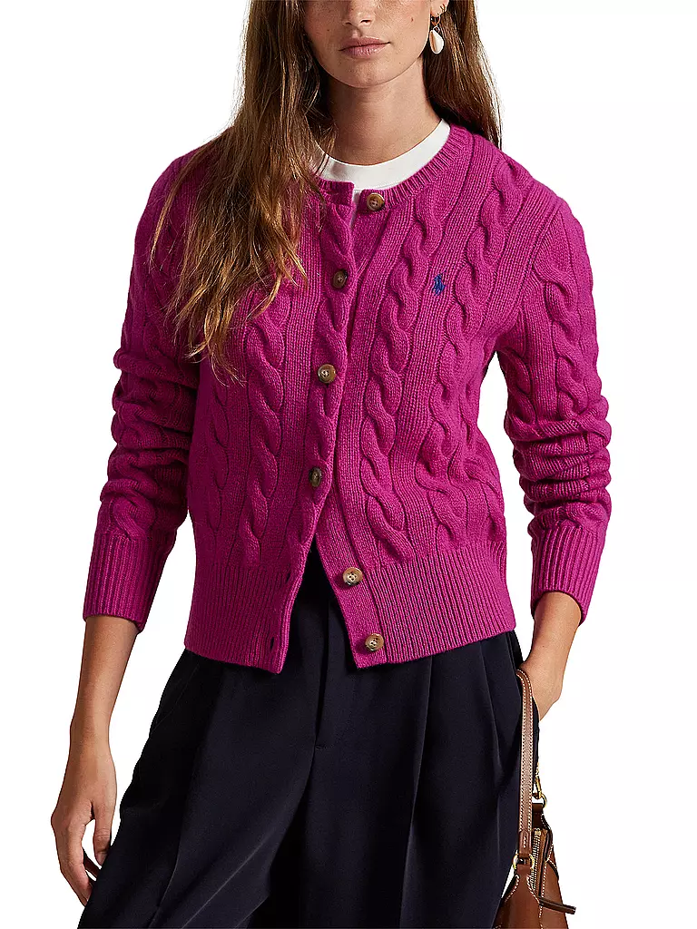 POLO RALPH LAUREN | Cardigan | Fucsia