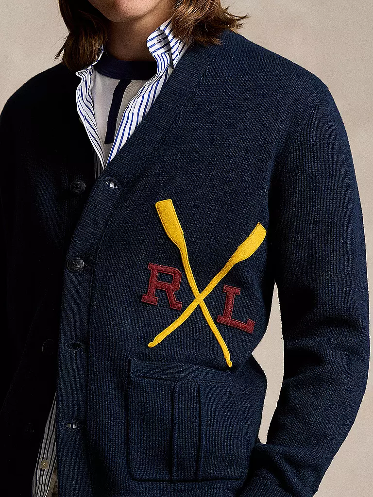 POLO RALPH LAUREN | Cardigan | Blu scuro
