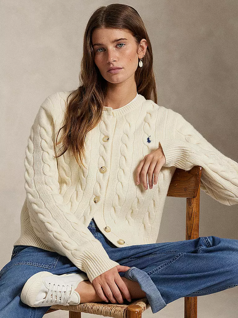 POLO RALPH LAUREN | Cardigan | Crema