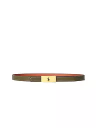 POLO RALPH LAUREN | Cintura in pelle | Oliva