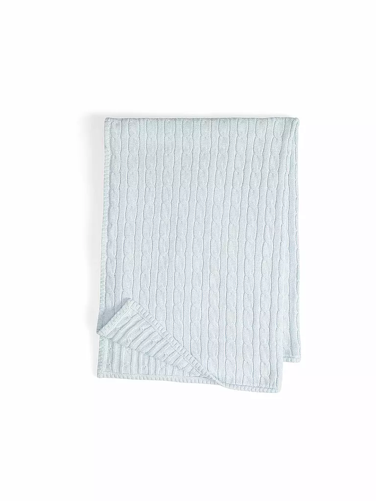 POLO RALPH LAUREN | Coperta in maglia per neonato | Blu chiaro