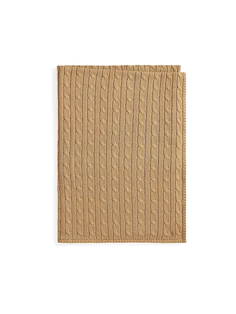 POLO RALPH LAUREN | Coperta in maglia per neonato | Cammello