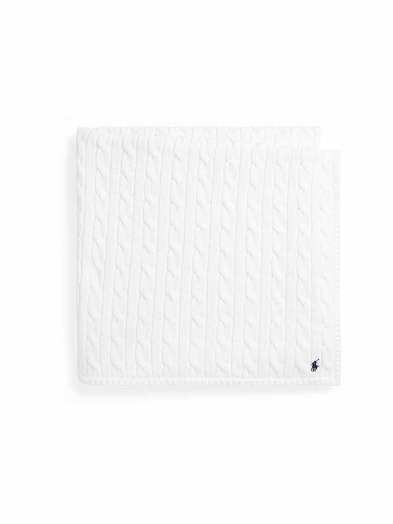 POLO RALPH LAUREN | Coperta in maglia per neonato | Bianco