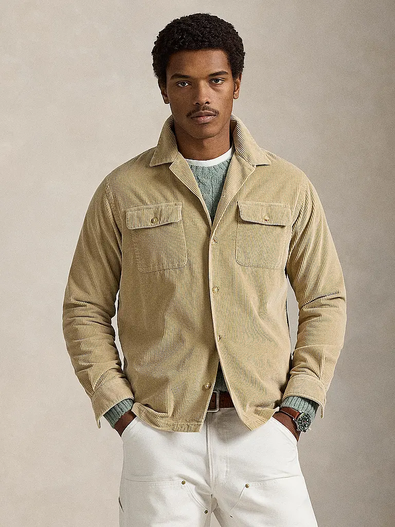 POLO RALPH LAUREN | Cord Overshirt | Beige