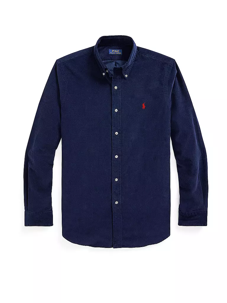 POLO RALPH LAUREN | Cordhemd Slim Fit | Blu scuro