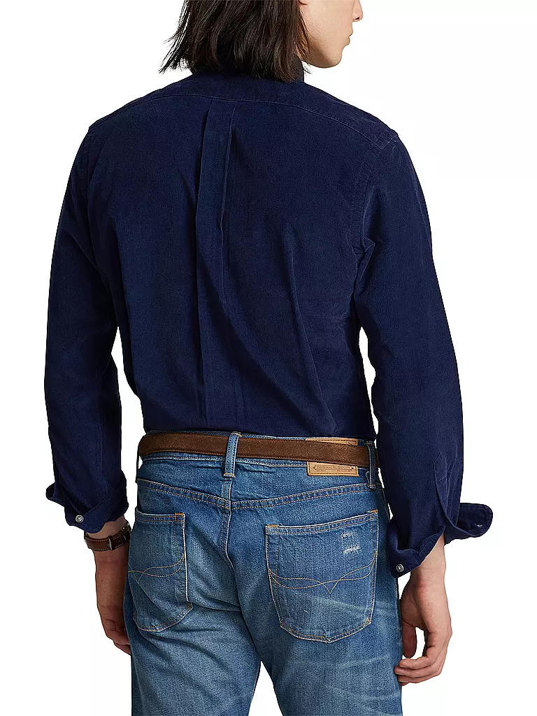 POLO RALPH LAUREN | Cordhemd Slim Fit | Blu scuro