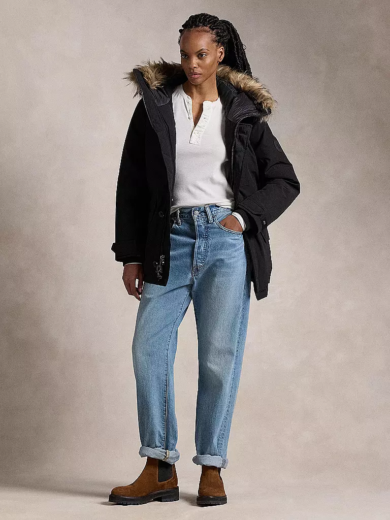 POLO RALPH LAUREN | Daunenparka TRIM DOWN | Nero