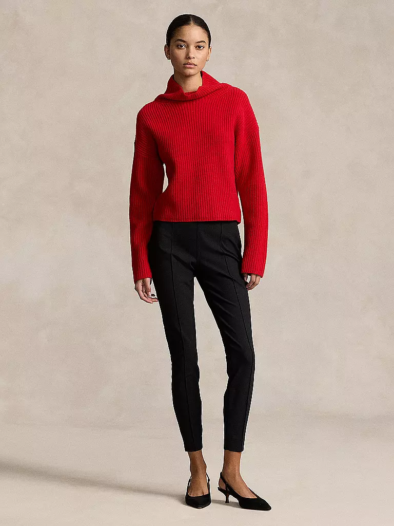 POLO RALPH LAUREN | Dolcevita cropped fit | Rosso