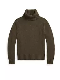 POLO RALPH LAUREN | Rollkragenpullover vestibilità oversize | Oliva