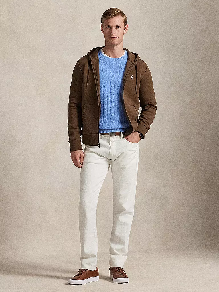 POLO RALPH LAUREN | Felpa con cappuccio e zip | Marrone