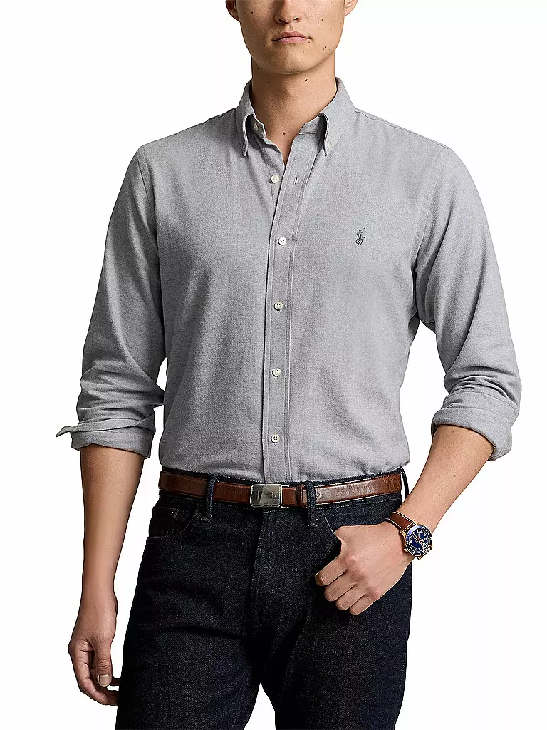 POLO RALPH LAUREN | Flanellhemd | Grigio chiaro