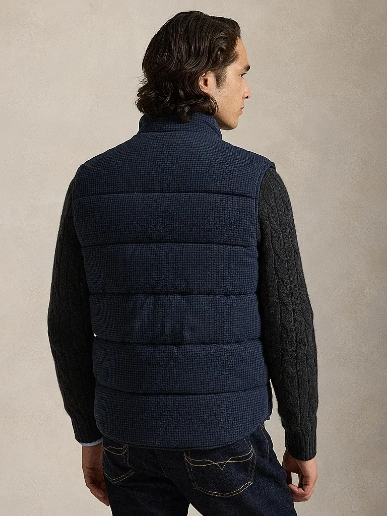 POLO RALPH LAUREN | Gilet trapuntato | Blu scuro