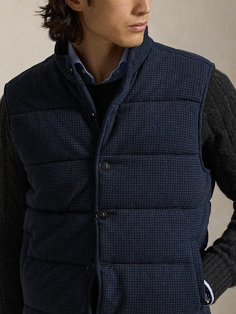 POLO RALPH LAUREN | Gilet trapuntato | Blu scuro