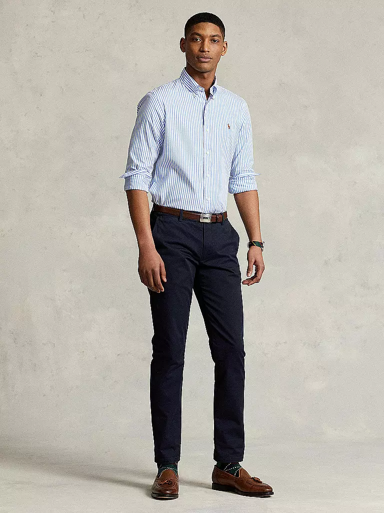 POLO RALPH LAUREN | Hemd Custom Fit | Blu scuro