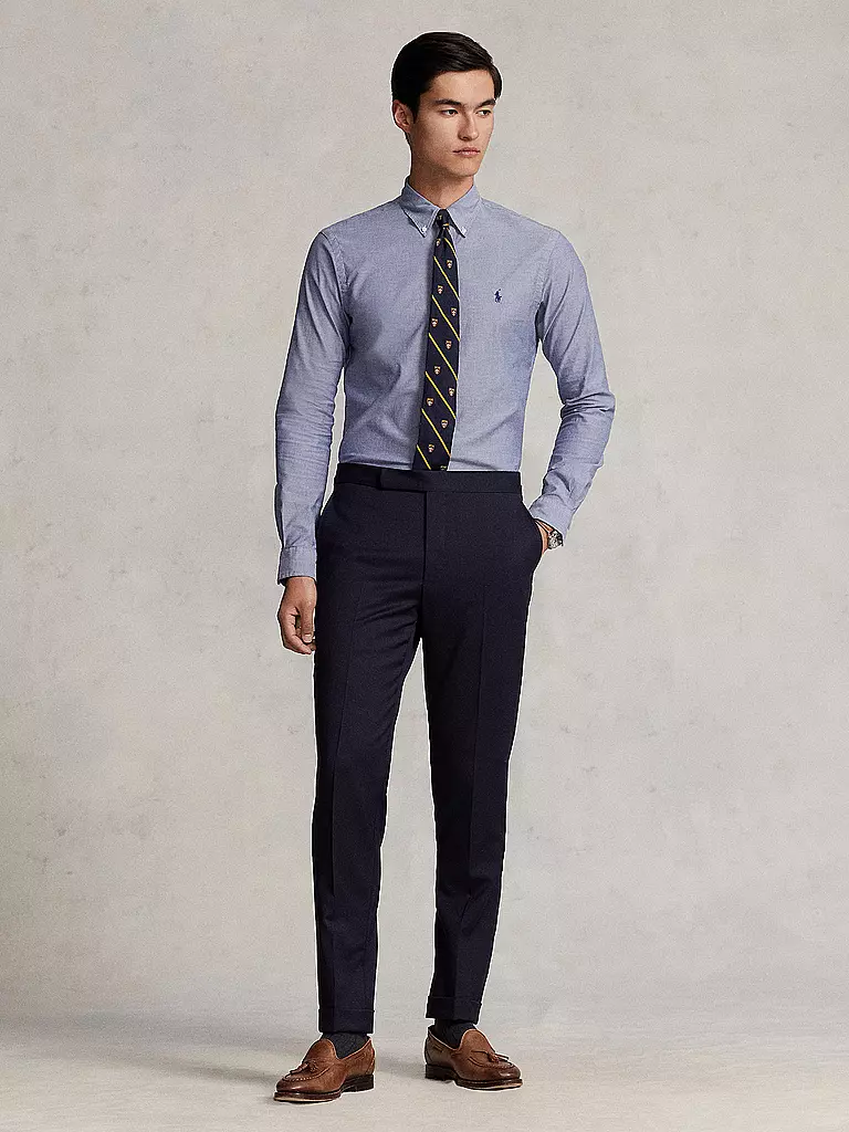POLO RALPH LAUREN | Hemd Custom Fit | Blu scuro