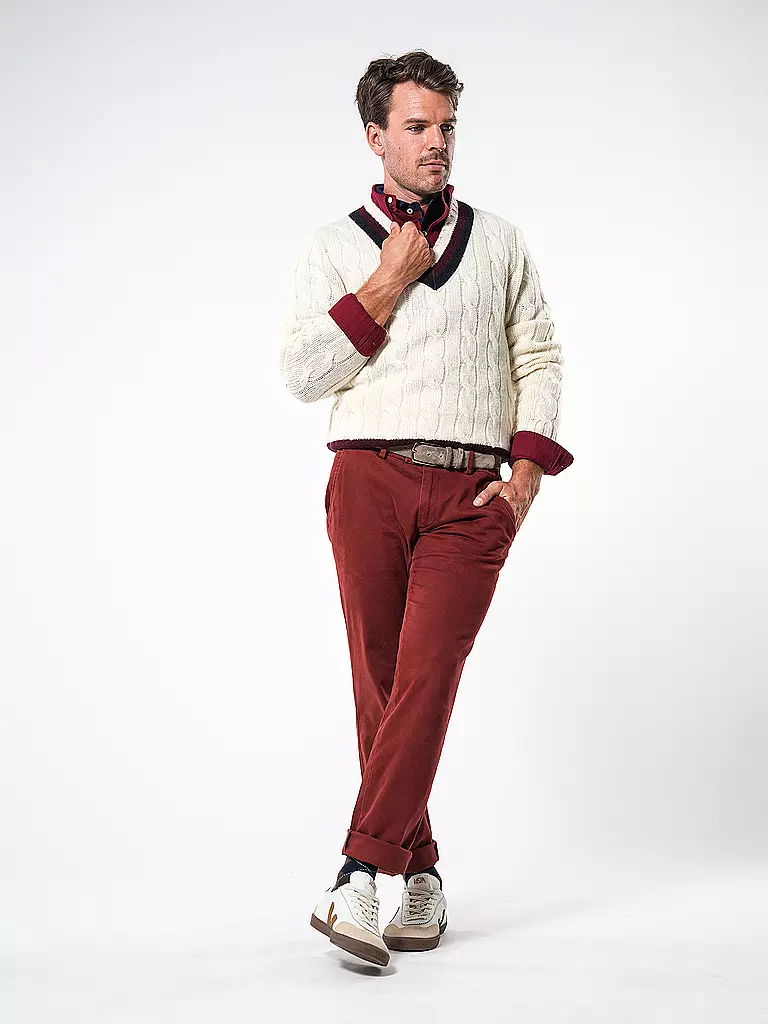 POLO RALPH LAUREN | Hemd Custom Fit | Rosso scuro