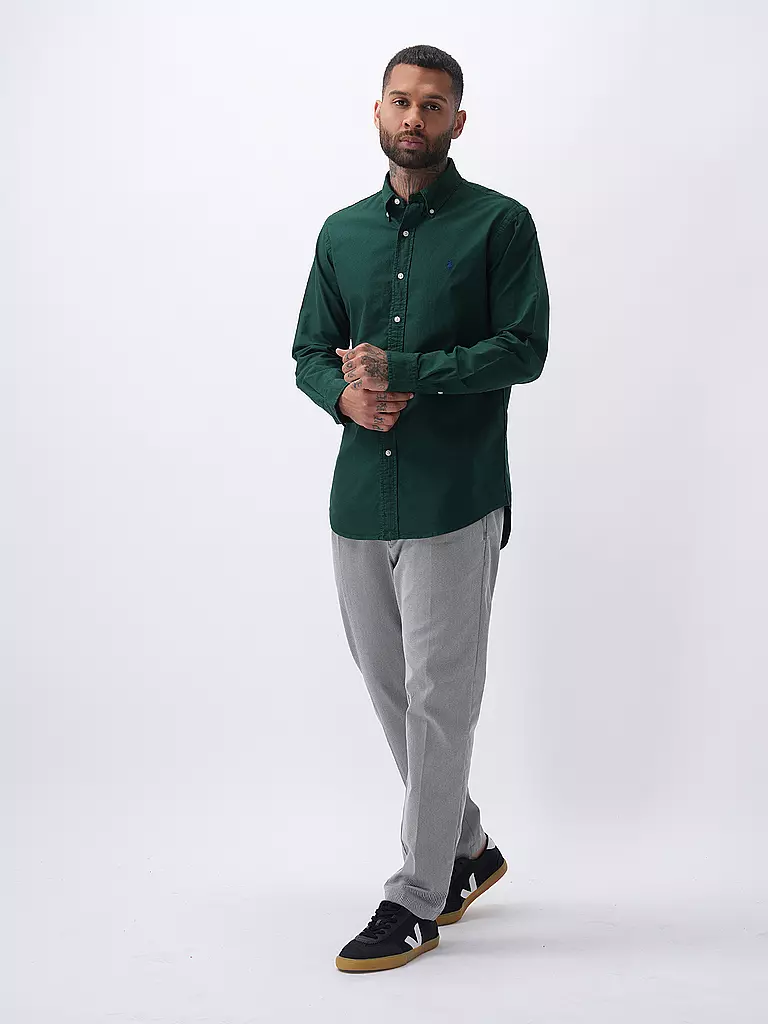 POLO RALPH LAUREN | Hemd Custom Fit | Verde scuro