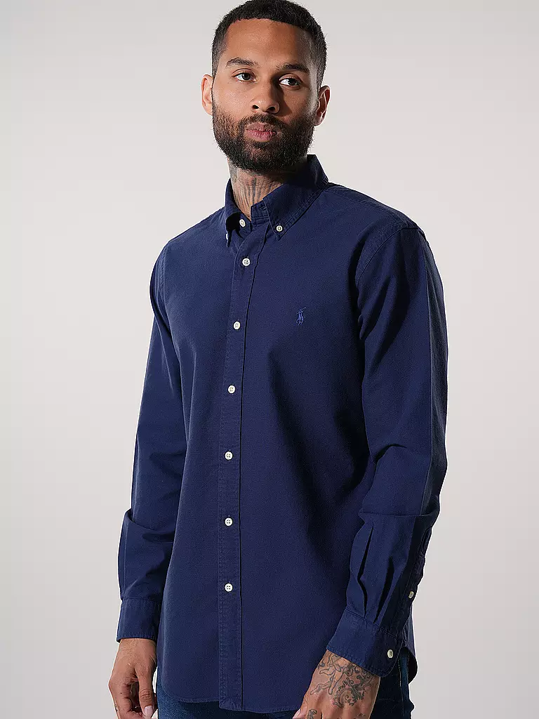 POLO RALPH LAUREN | Hemd Custom Fit | Blu scuro