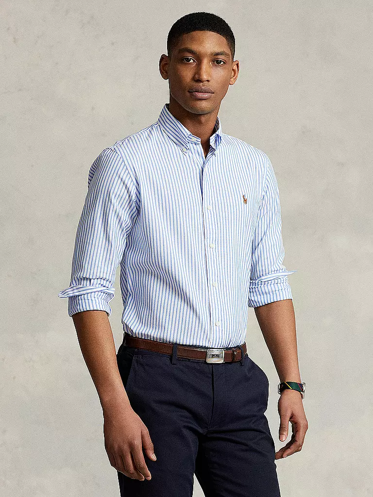 POLO RALPH LAUREN | Hemd Custom Fit | Blu scuro