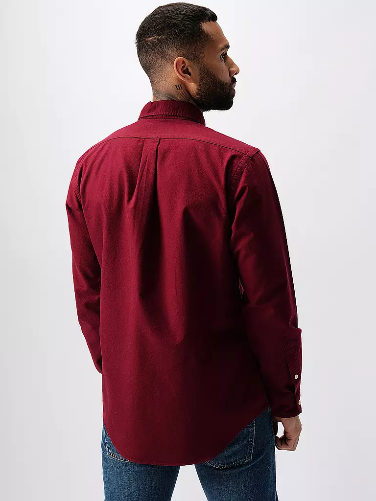 POLO RALPH LAUREN | Hemd Custom Fit | Rosso scuro