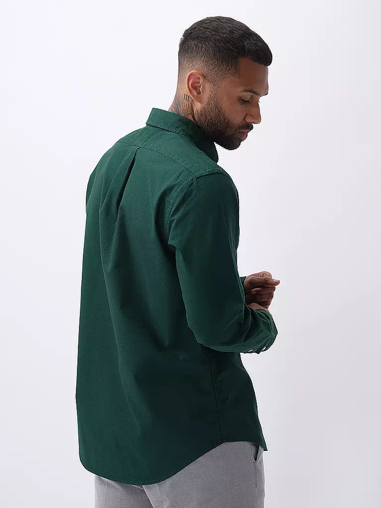 POLO RALPH LAUREN | Hemd Custom Fit | Verde scuro