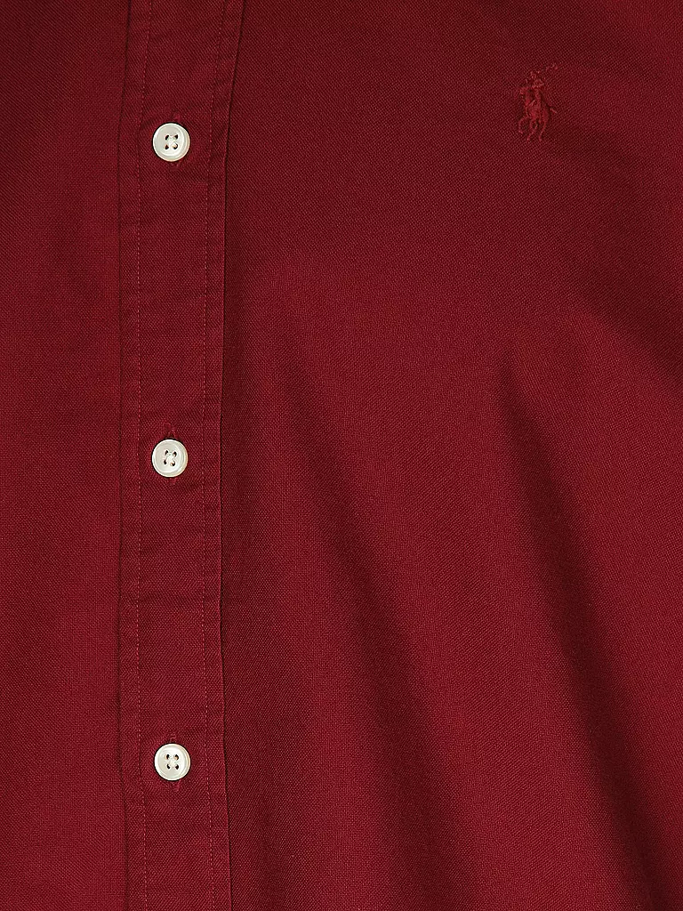 POLO RALPH LAUREN | Hemd Custom Fit | Rosso scuro