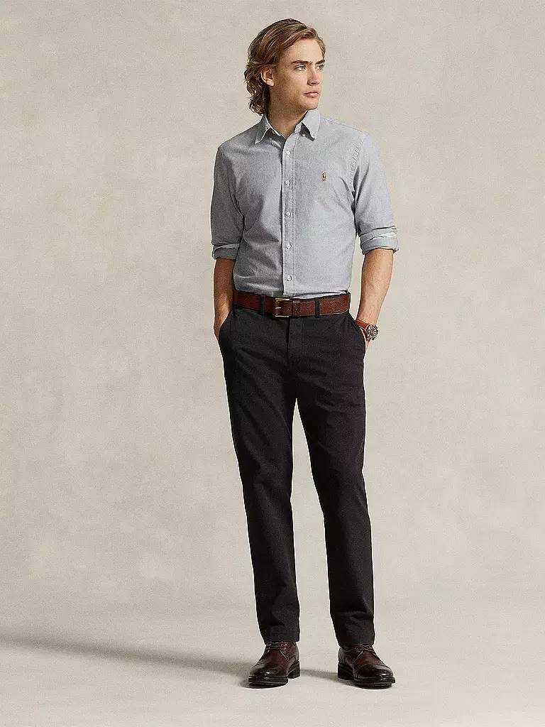 POLO RALPH LAUREN | Hemd Slim Fit | Grigio chiaro