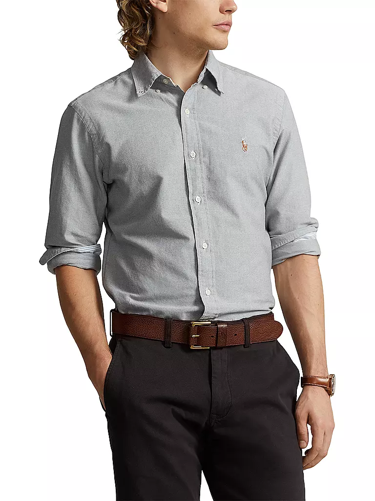 POLO RALPH LAUREN | Hemd Slim Fit | Grigio chiaro
