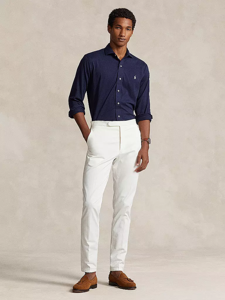 POLO RALPH LAUREN | Jerseyhemd Slim Fit | Blu scuro