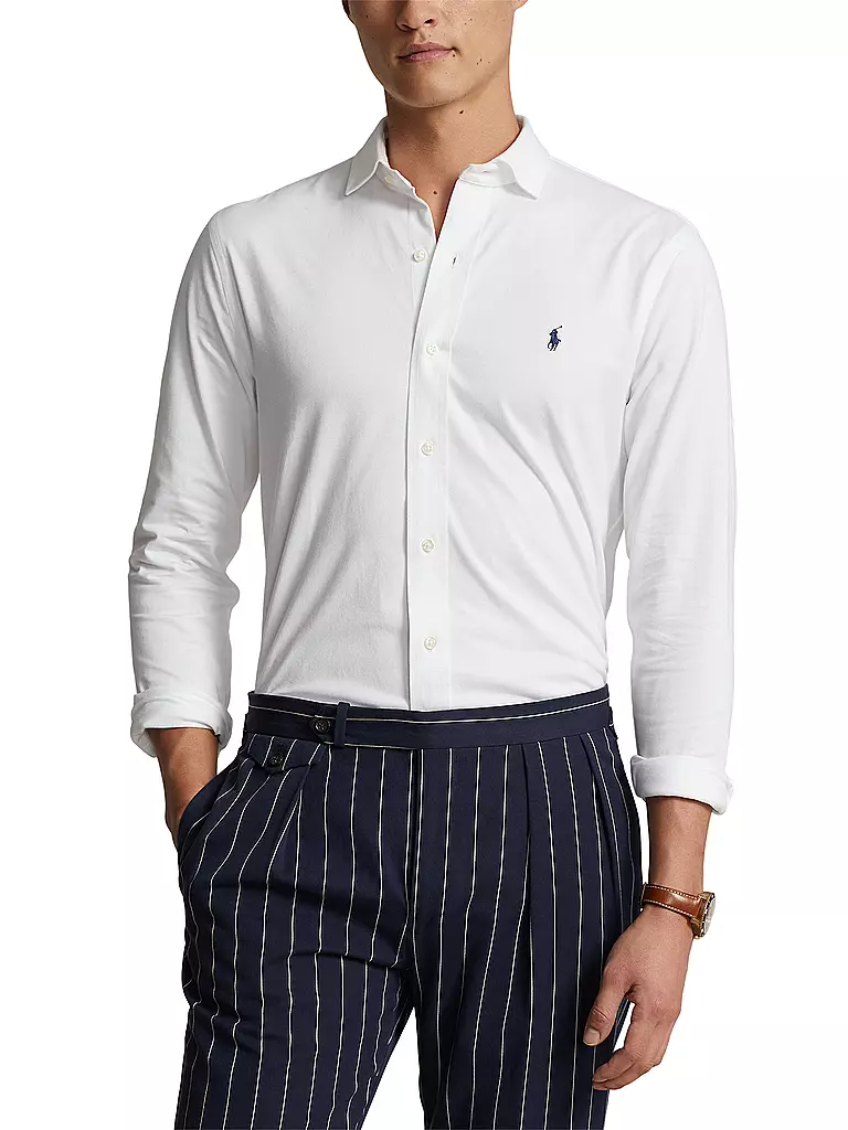 POLO RALPH LAUREN | Jerseyhemd Slim Fit | Bianco