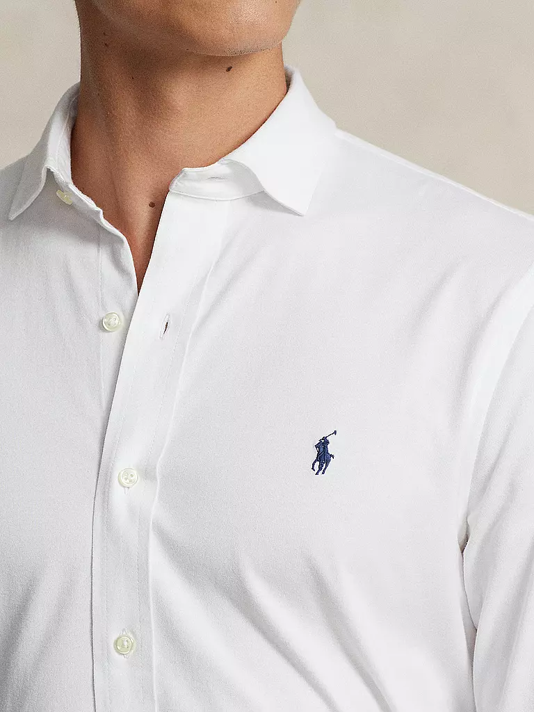 POLO RALPH LAUREN | Jerseyhemd Slim Fit | Bianco